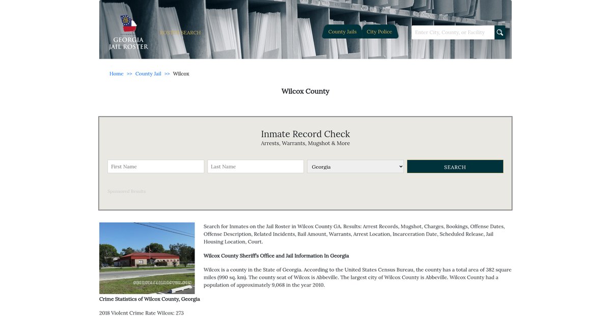 Preview of georgiajailroster.com