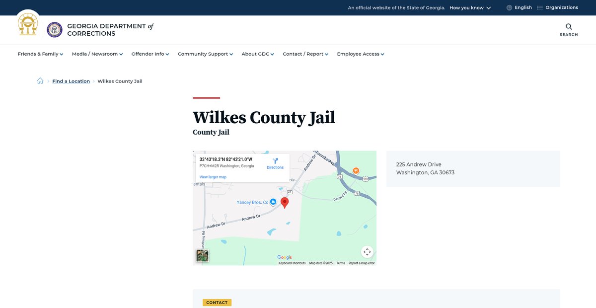 Preview of gdc.georgia.gov