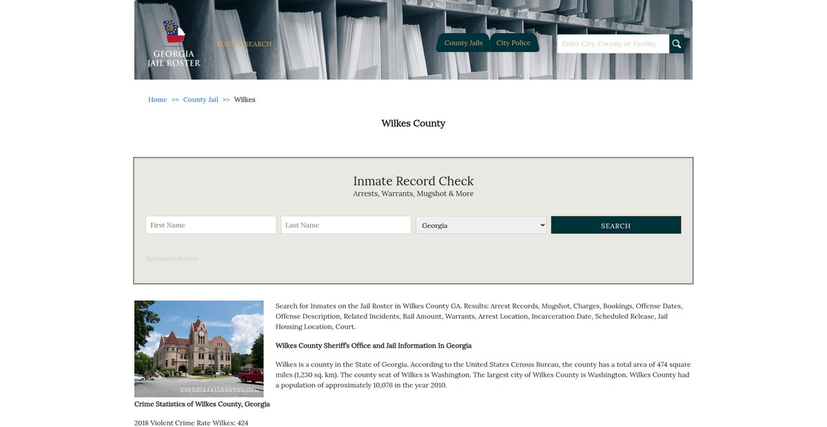 Preview of georgiajailroster.com