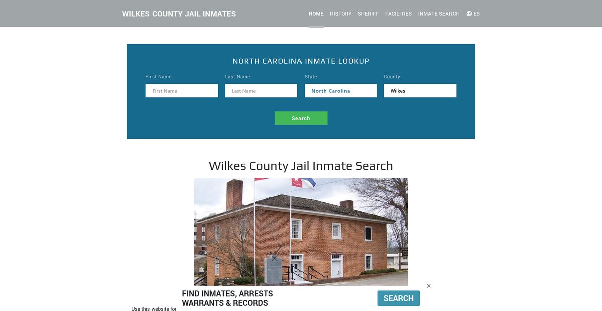 Preview of wilkesjailroster.org