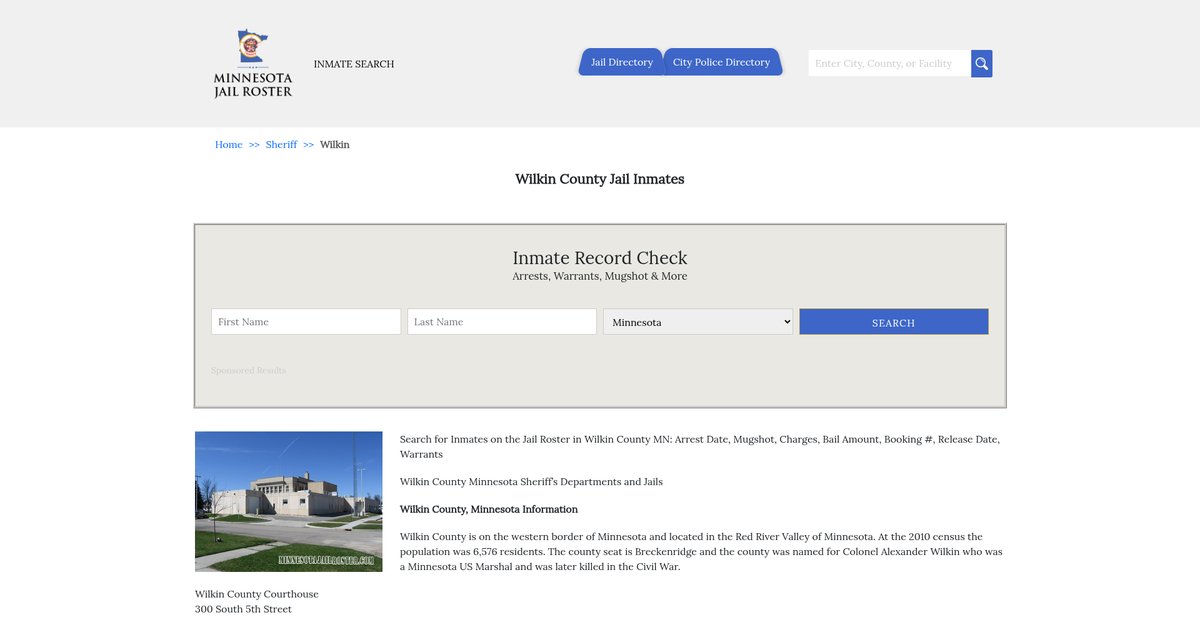 Preview of minnesotajailroster.com