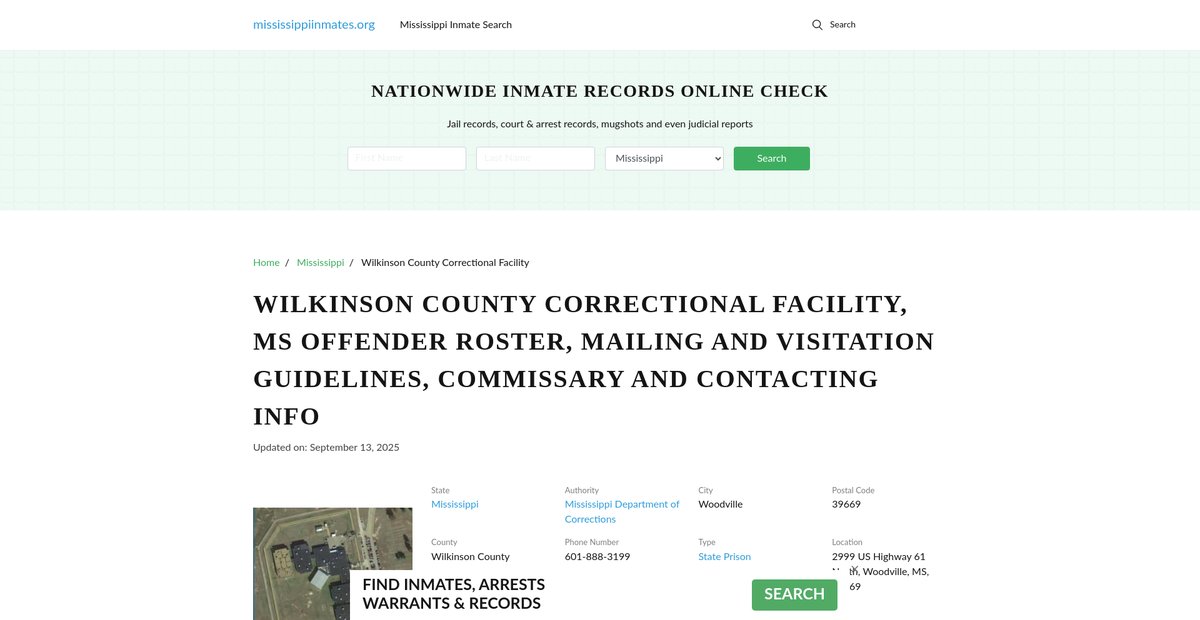 Preview of mississippiinmates.org