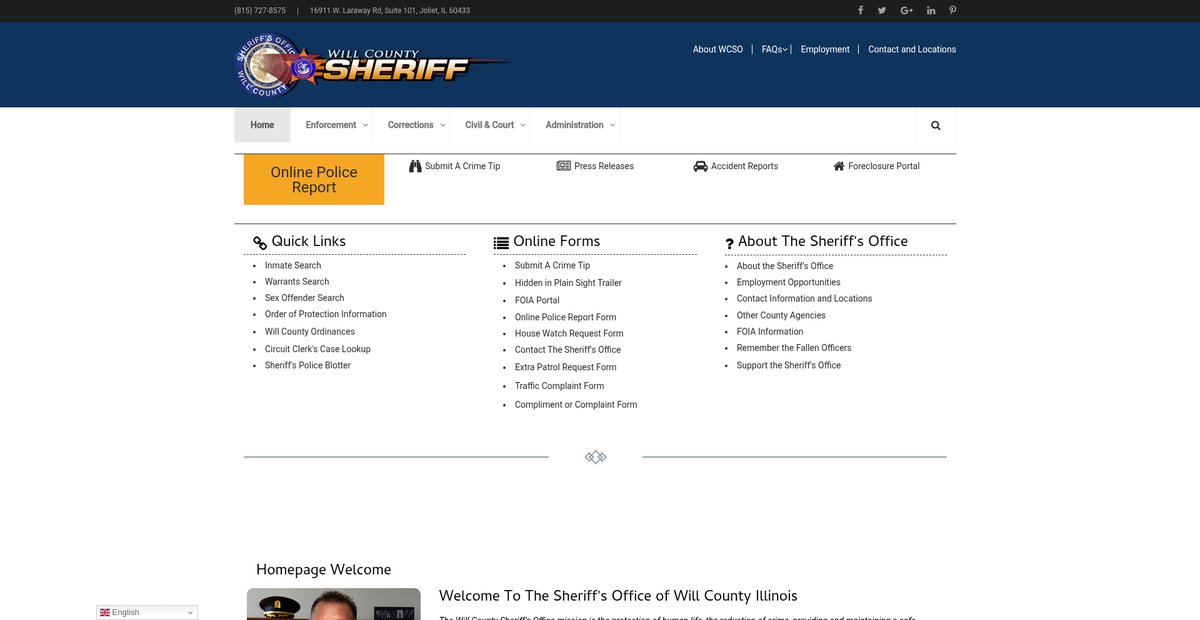 Preview of willcosheriff.org