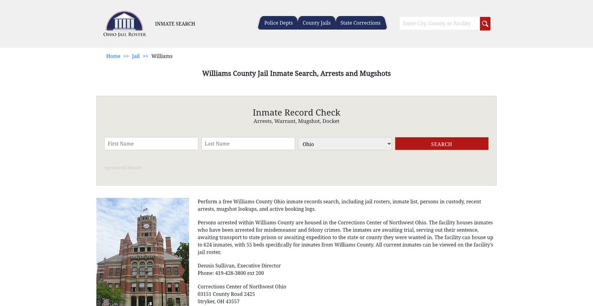 Preview of ohiojailroster.com