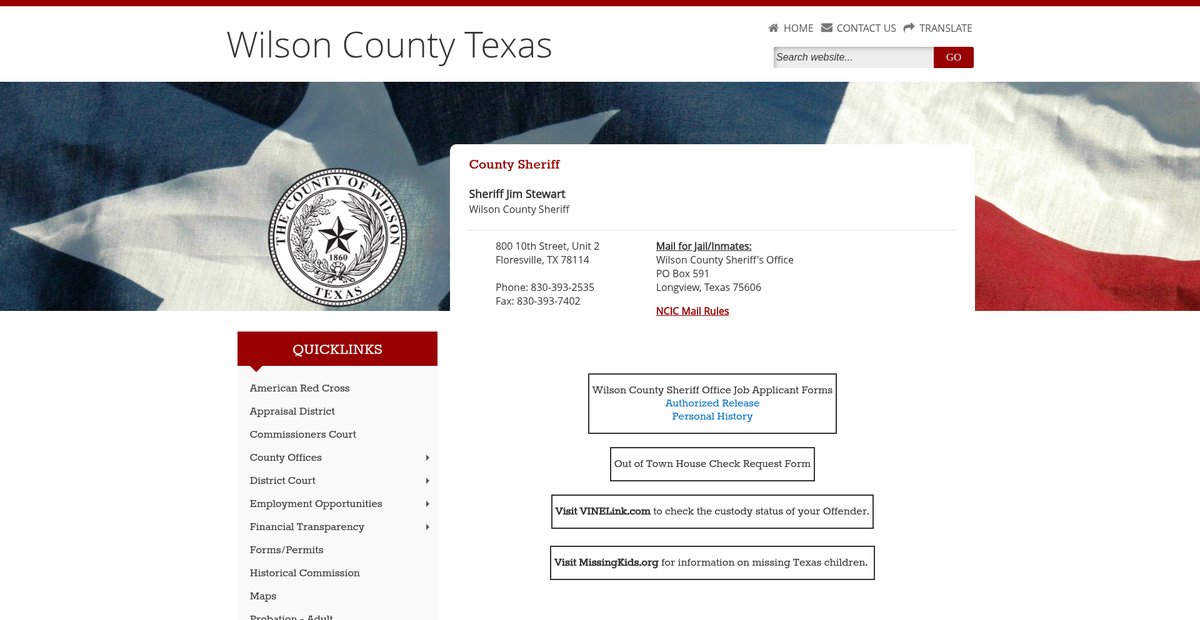 Preview of co.wilson.tx.us
