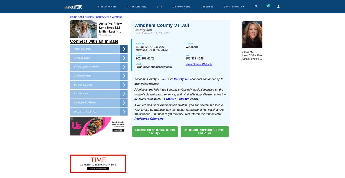 Preview of inmateaid.com