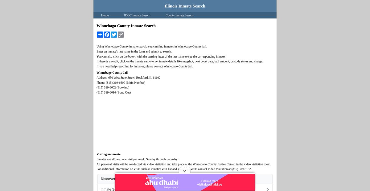 Preview of inmatesearchillinois.org