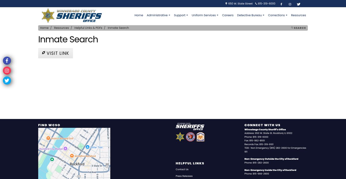 Preview of winnebagosheriff.com