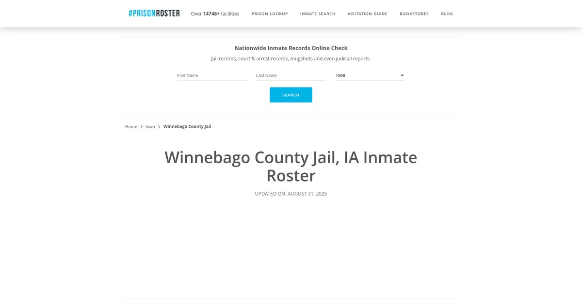 Preview of prisonroster.com