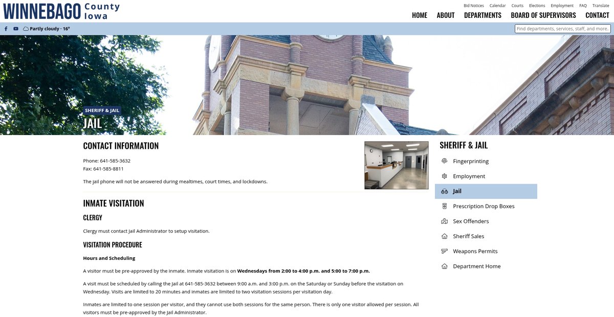 Preview of winnebagocountyiowa.gov