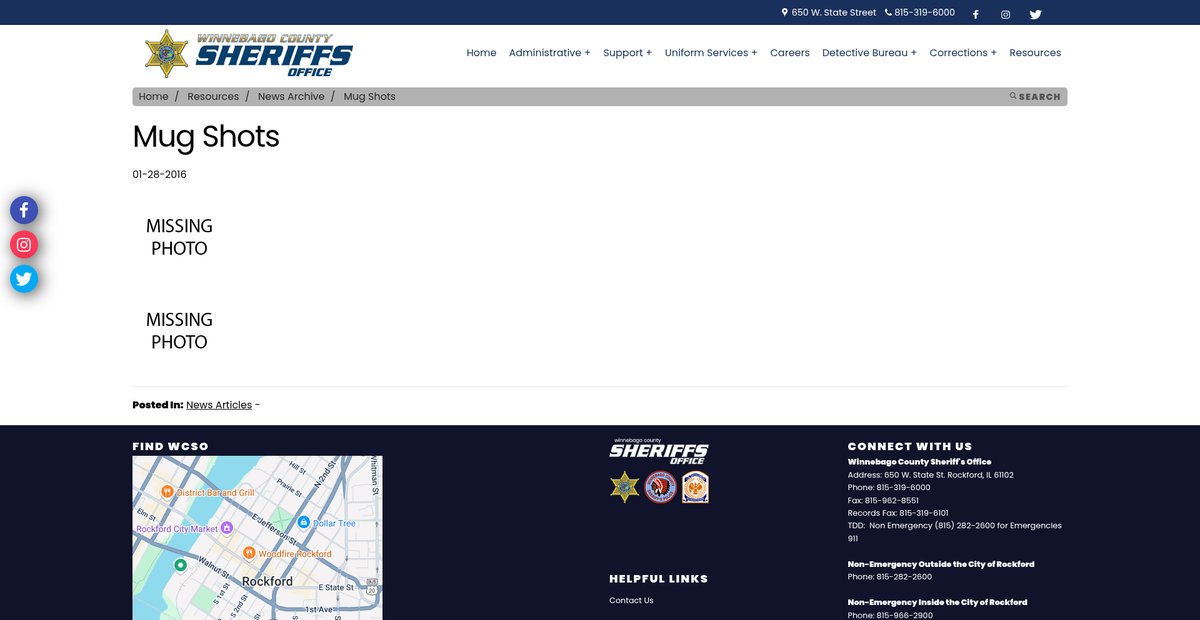 Preview of winnebagosheriff.com