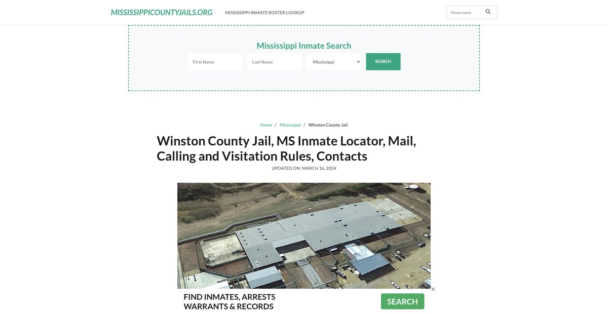 Preview of mississippicountyjails.org