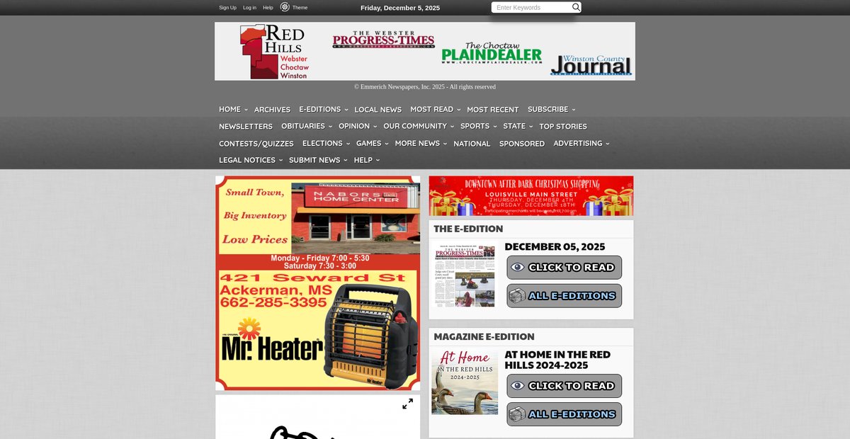 Preview of redhillsmsnews.com