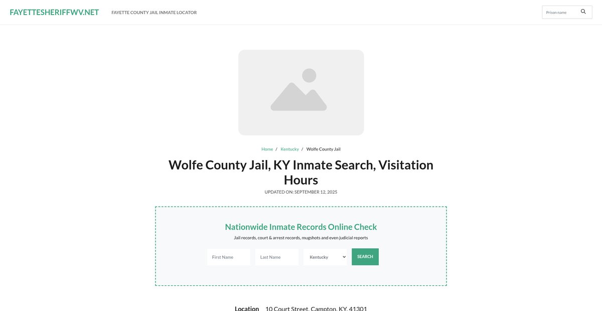 Preview of fayettesheriffwv.net