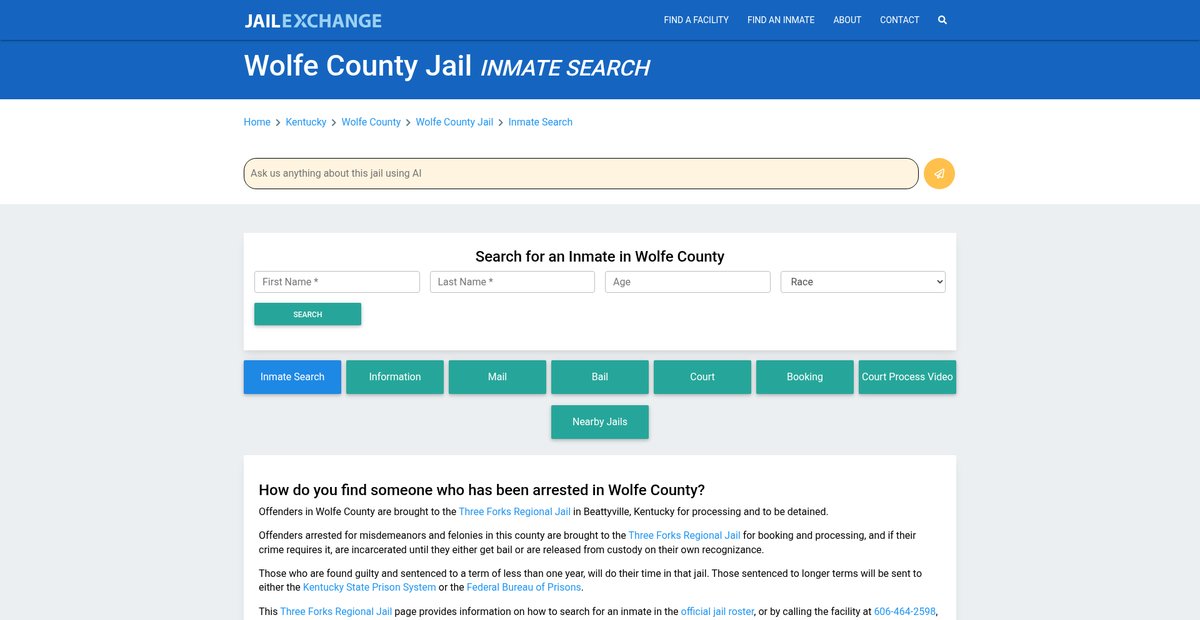 Preview of jailexchange.com