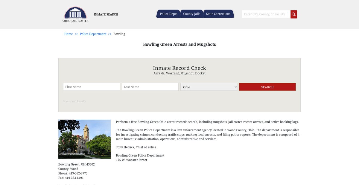 Preview of ohiojailroster.com