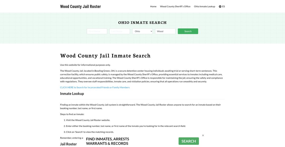 Preview of woodcountyjail.org