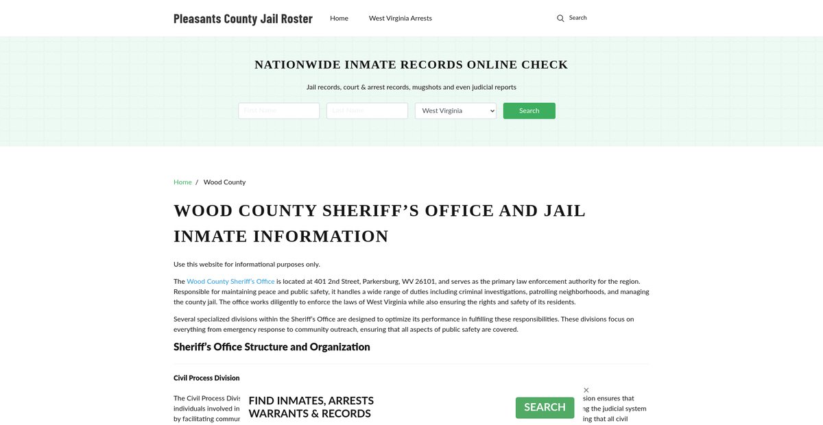 Preview of pleasantscountywv.org