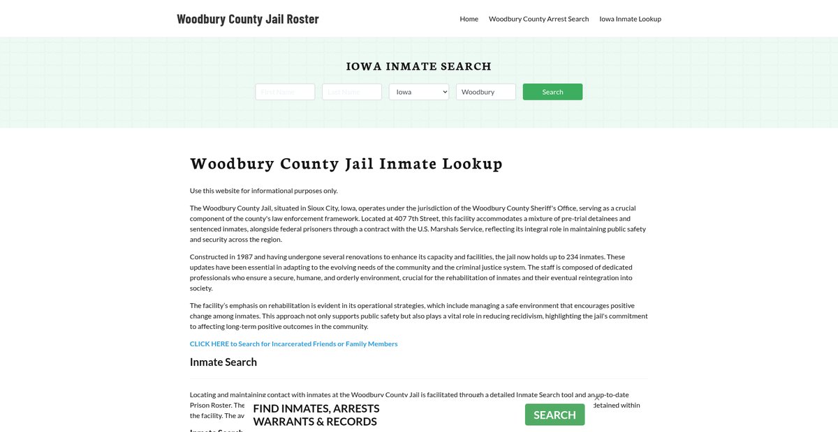 Preview of woodburycountyjail.org