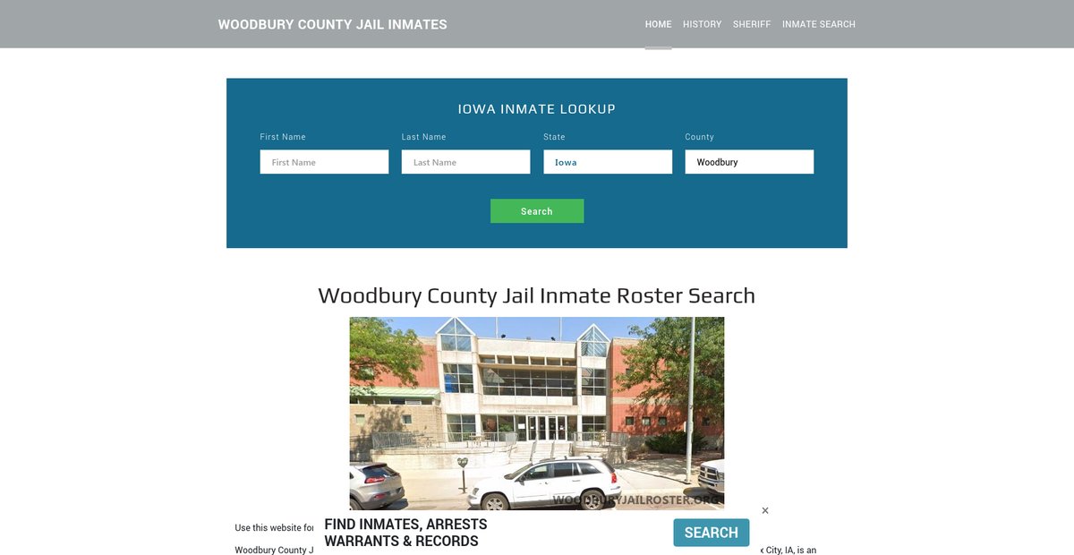 Preview of woodburyjailroster.org