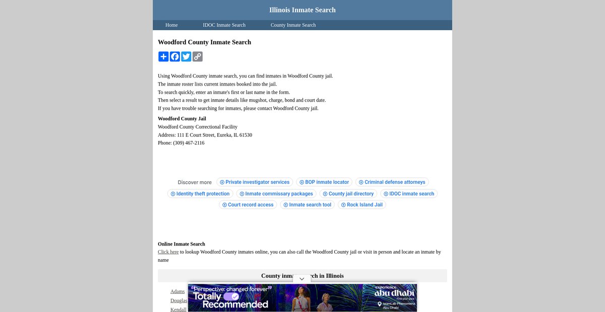 Preview of inmatesearchillinois.org