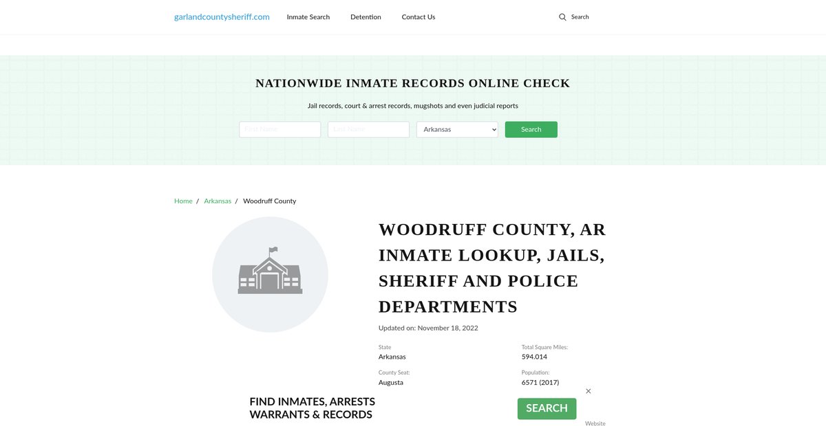 Preview of garlandcountysheriff.com