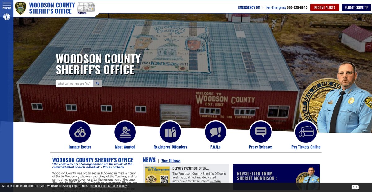 Preview of woodsonsheriff.com