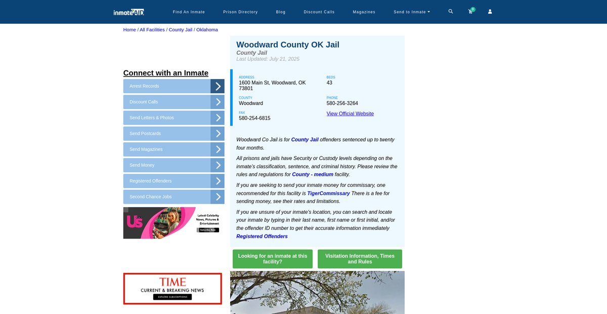 Preview of inmateaid.com