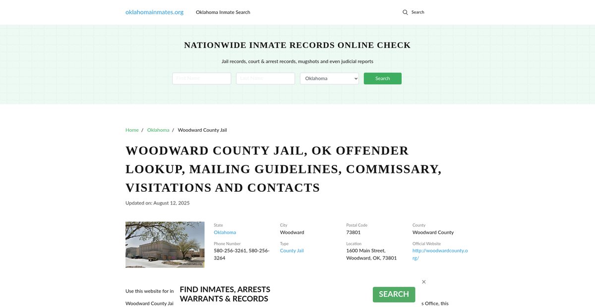 Preview of oklahomainmates.org