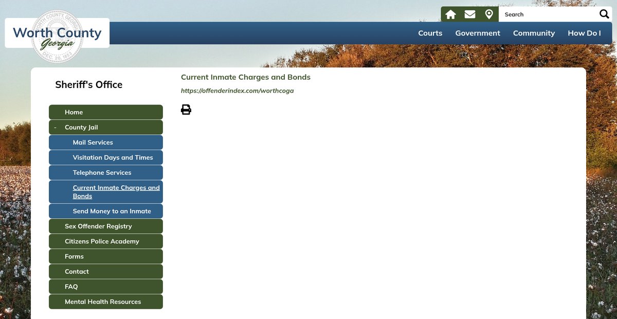 Preview of worthcountyboc.com