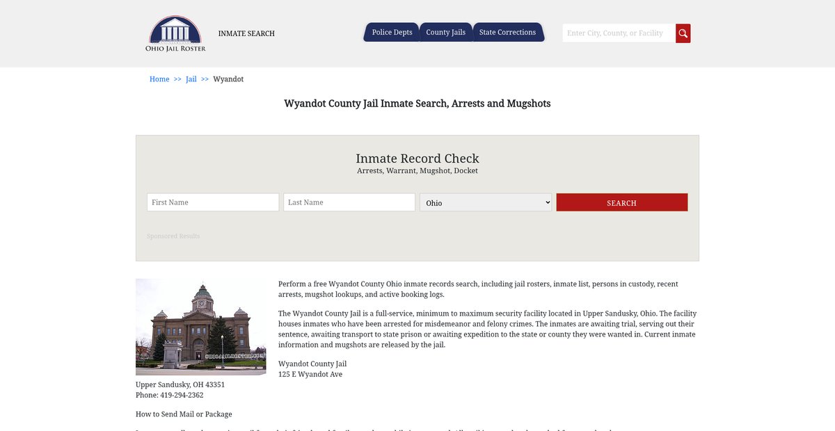 Preview of ohiojailroster.com