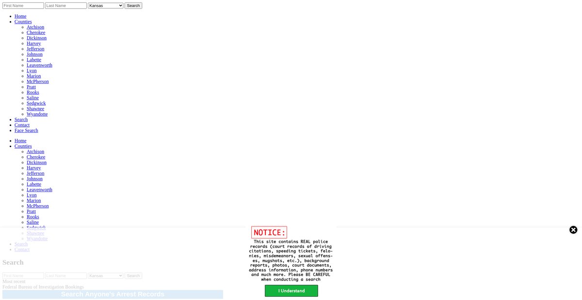 Preview of kansas.arrests.org