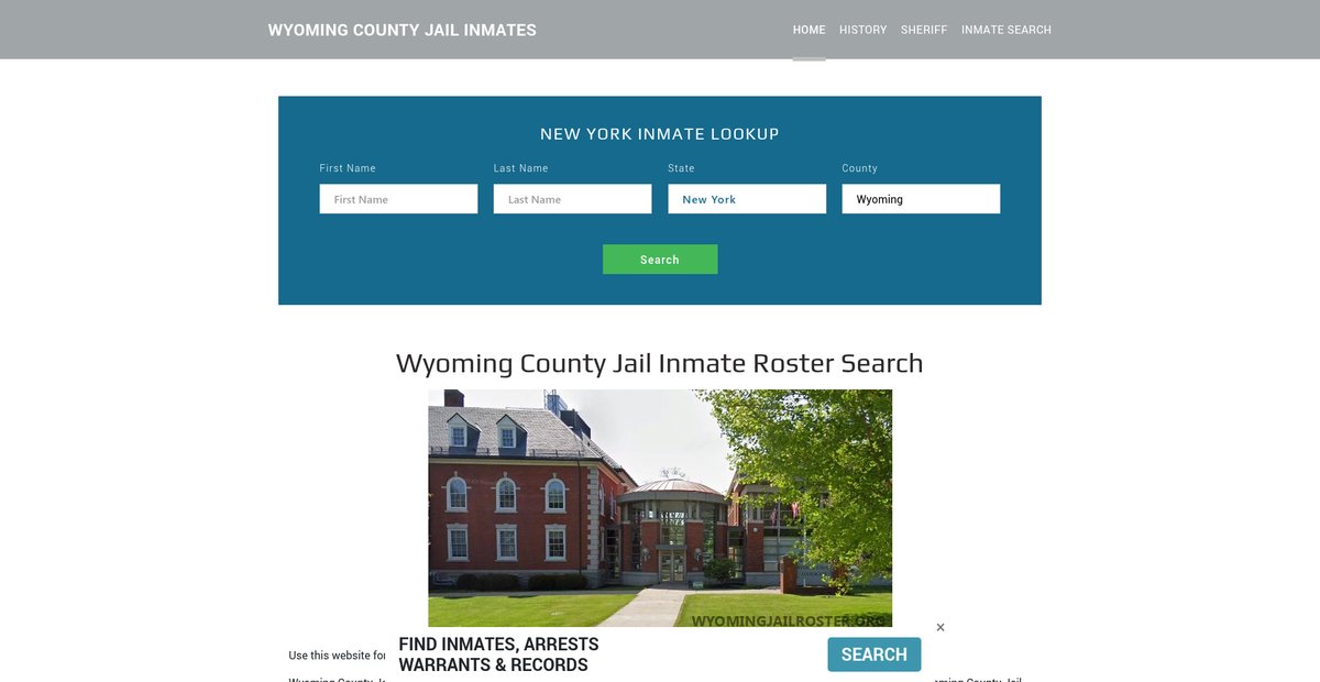 Preview of wyomingjailroster.org