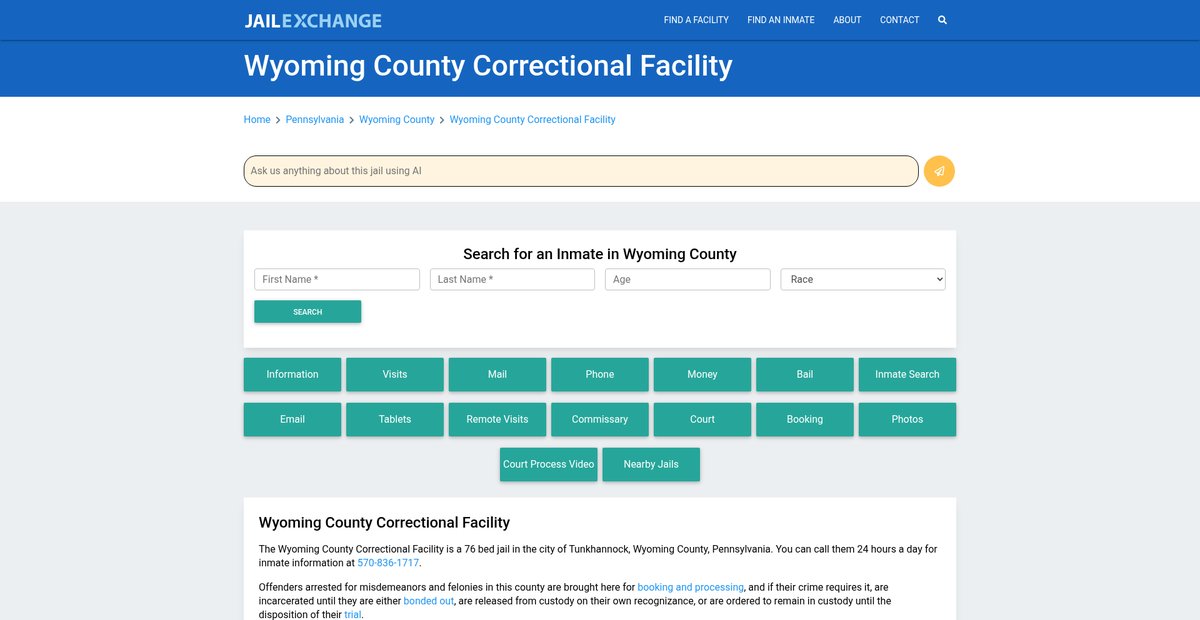 Preview of jailexchange.com