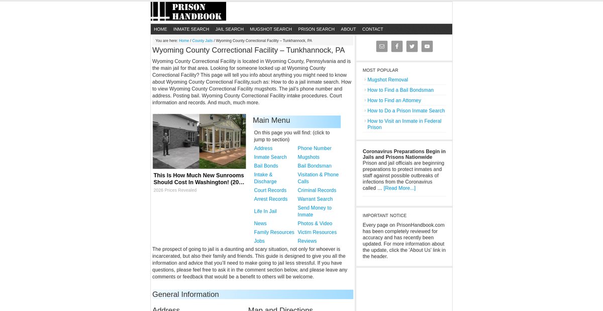 Preview of prisonhandbook.com