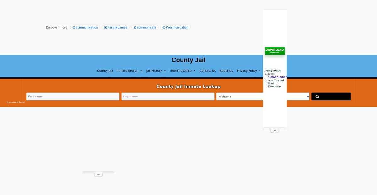 Preview of yadkin.countyjail.org