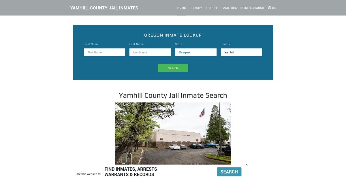 Preview of yamhilljailroster.org