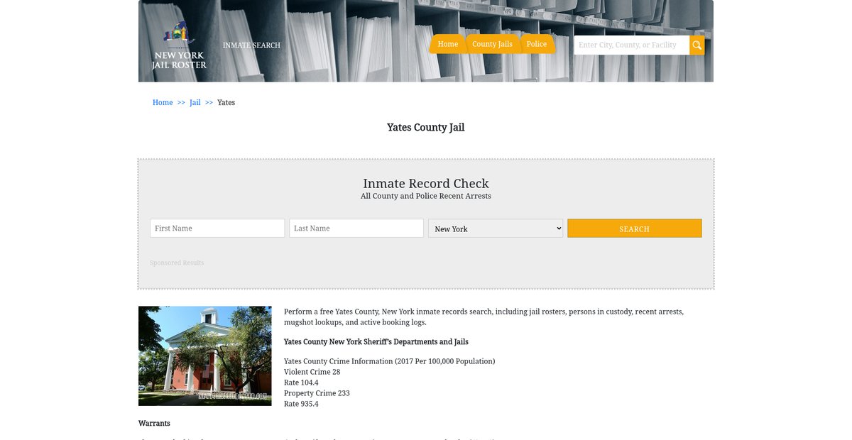 Preview of newyorkjailroster.com