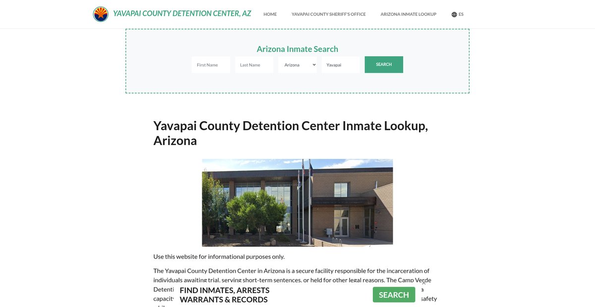 Preview of yavapaicountydetentionaz.org