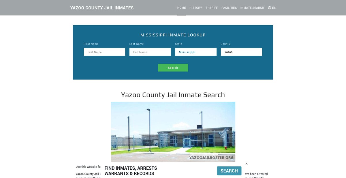 Preview of yazoojailroster.org