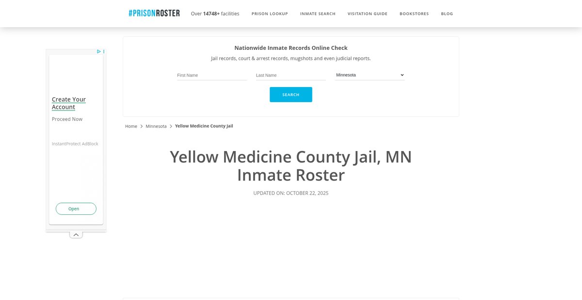Preview of prisonroster.com
