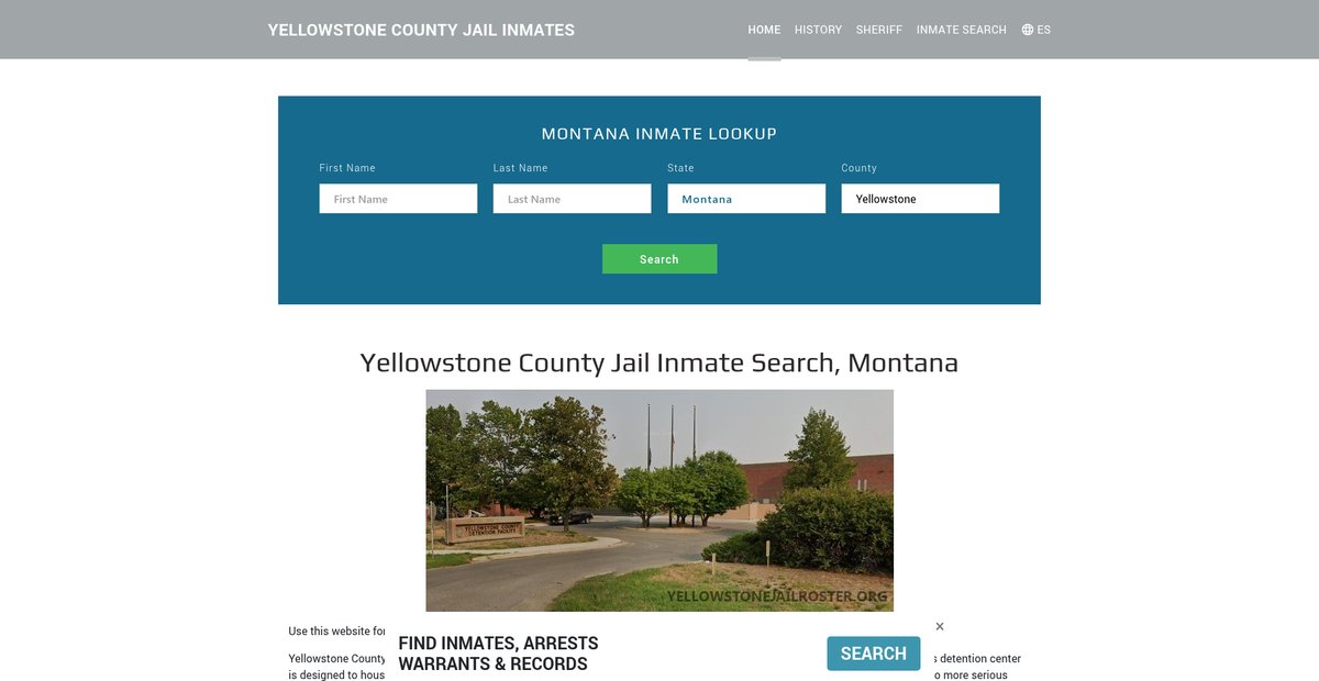 Preview of yellowstonejailroster.org