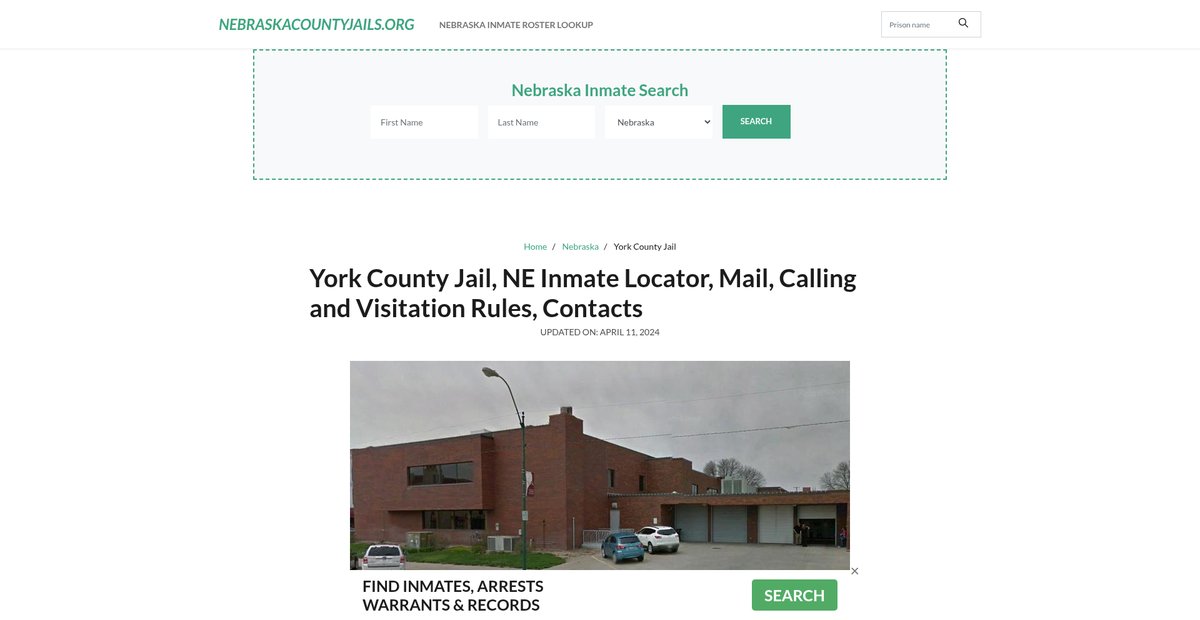 Preview of nebraskacountyjails.org