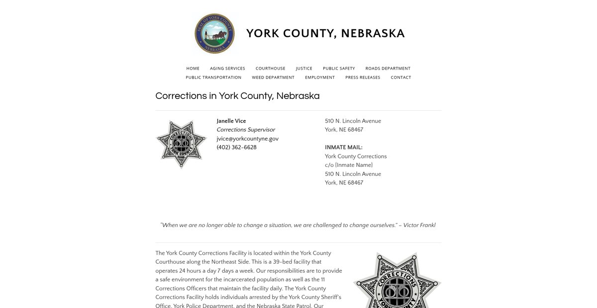 Preview of yorkcounty.ne.gov