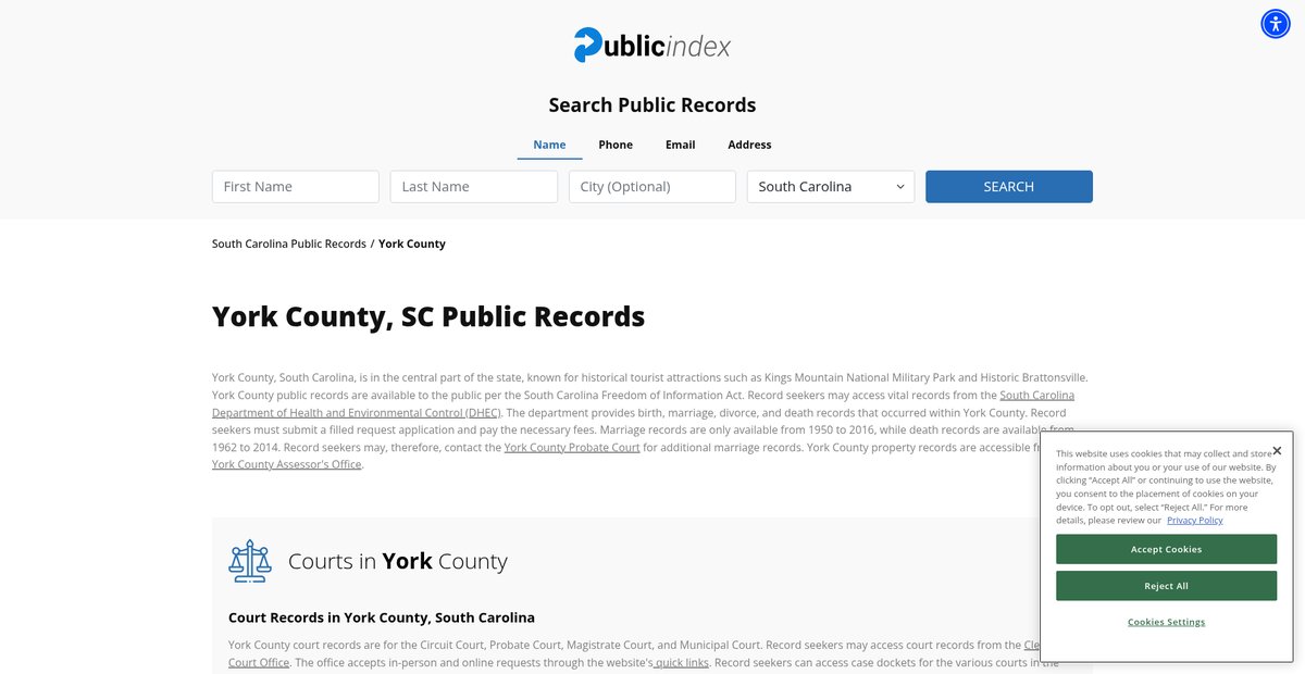 Preview of southcarolina.thepublicindex.org