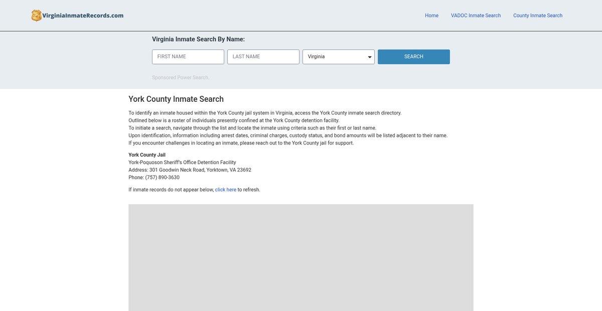 Preview of virginiainmaterecords.com