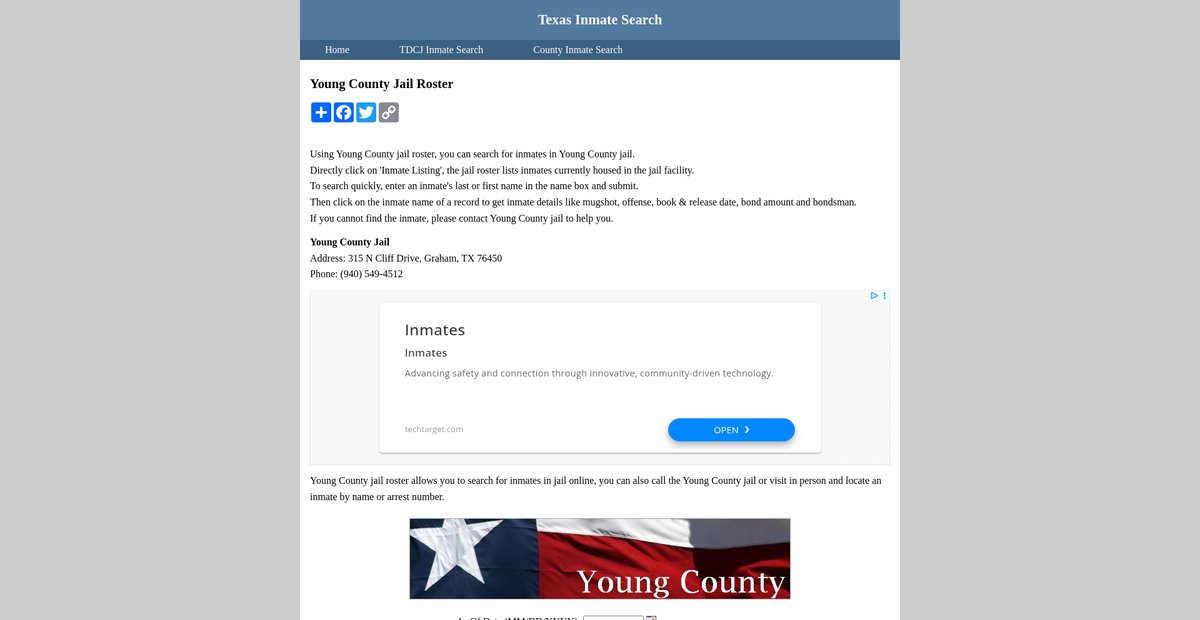 Preview of inmatesearchtexas.org