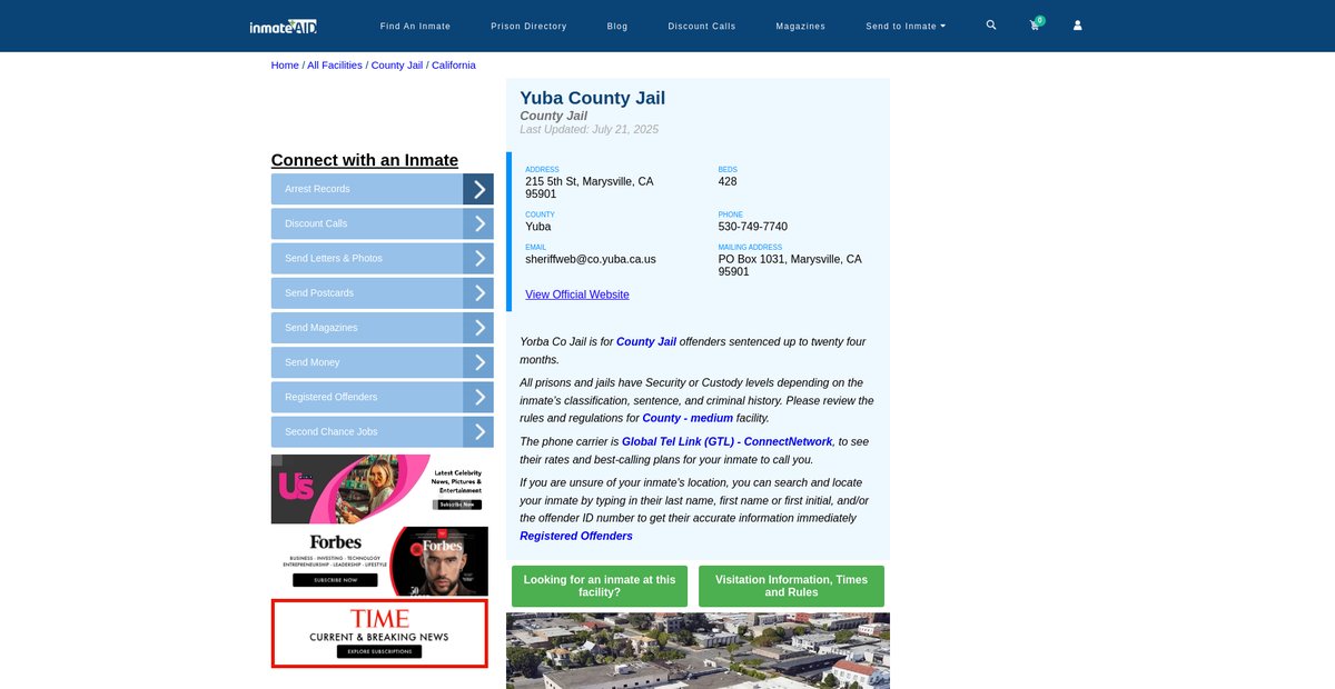 Preview of inmateaid.com
