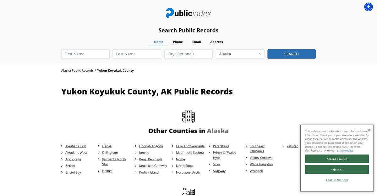 Preview of alaska.thepublicindex.org