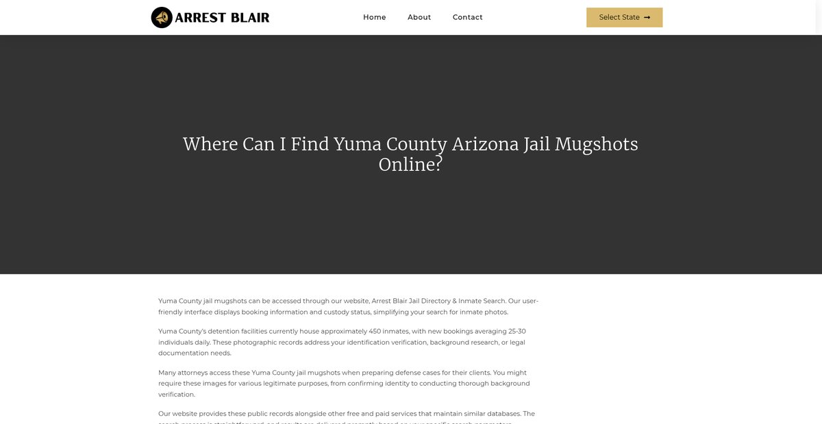 Preview of arrestblair.org